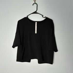 Lululemon open back t shirt size 10